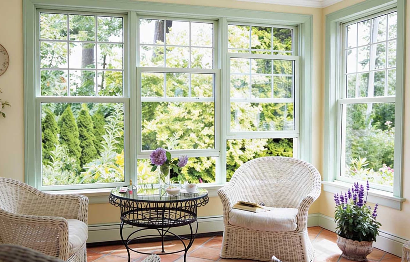 Airtight vinyl casement window installation to prevent drafts in Lawrenceville homes