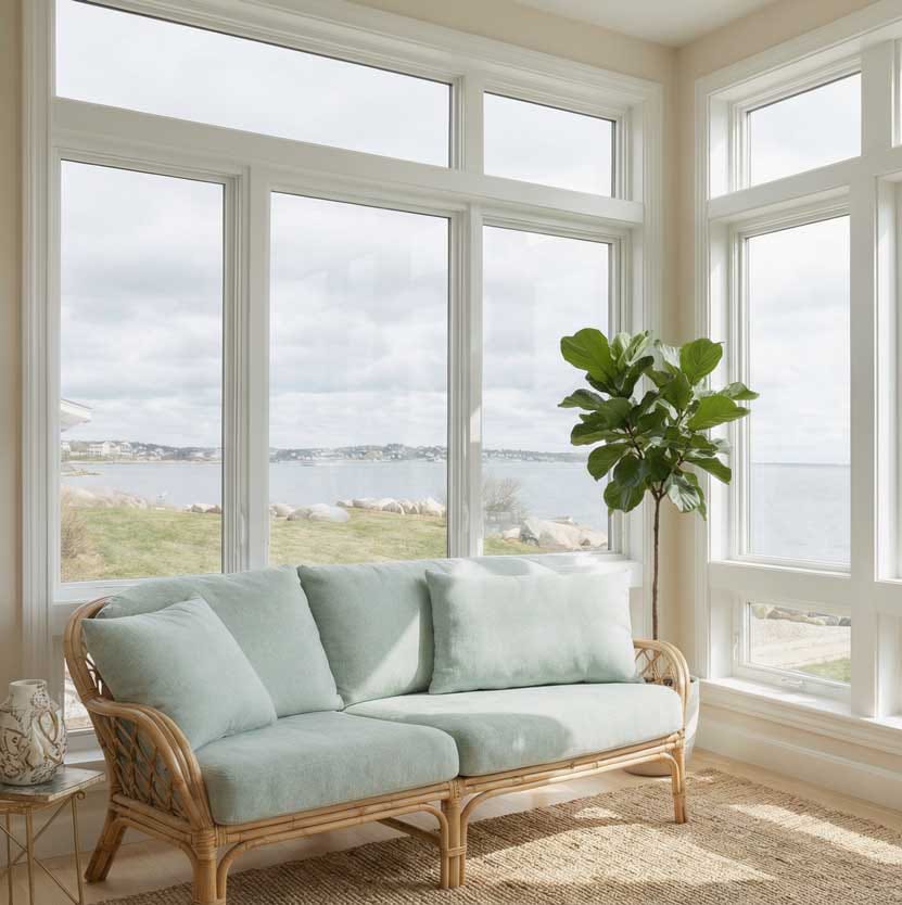 Vinyl Windows by Gibbs logo - premium window replacement and installation